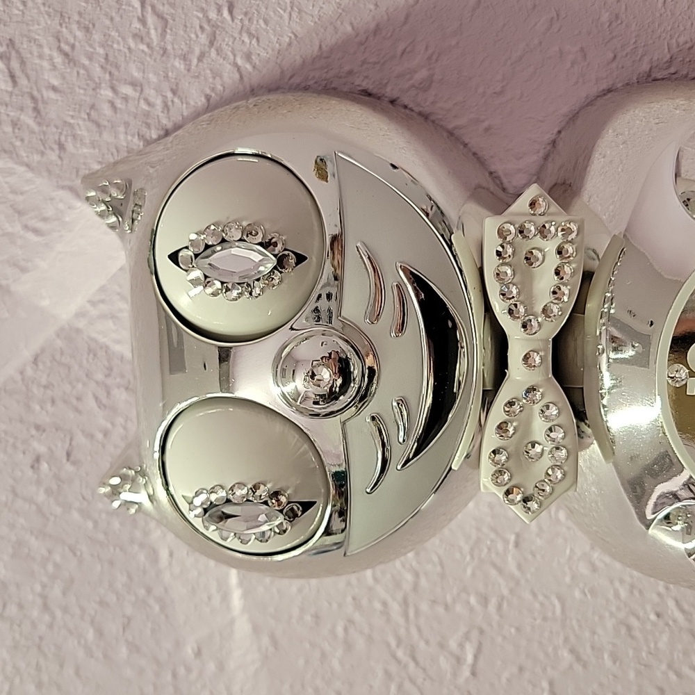 Jeweled Millennium Kit-Cat Klock Rarest Kit Cat clock Chrome